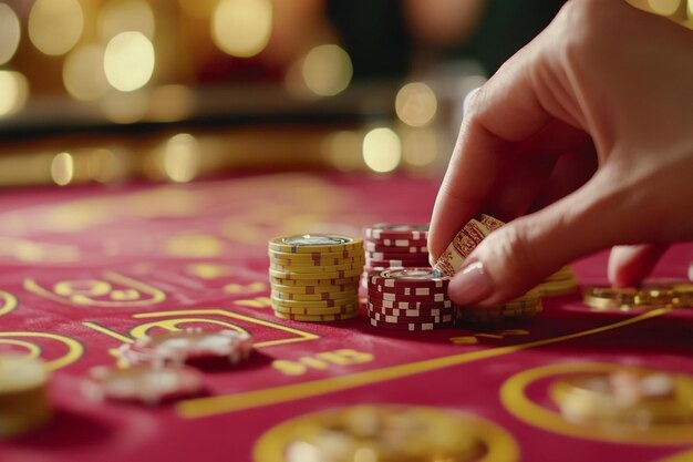 Mobile app showing live blackjack table with real-time chat